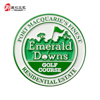 Marqueurs de balle de poker personnalisés, couleur perle scintillante, pour collection de golfeurs, cadeau