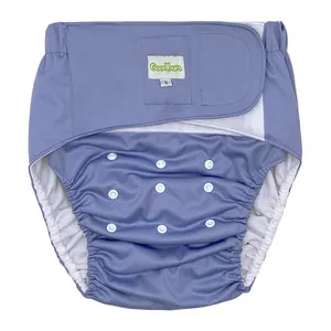 Pañal Goodbum para proveedores de adultos Pañal de tela ajustable lavable para adultos para personas mayores