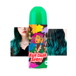 <span class=keywords><strong>Spray</strong></span> de teinture pour <span class=keywords><strong>cheveux</strong></span> temporaire personnalisé pour fête, plusieurs couleurs, <span class=keywords><strong>spray</strong></span> pour <span class=keywords><strong>cheveux</strong></span> lavable pour hommes et femmes - Product Image 1