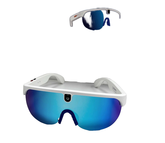 Hot Sale Smart Glasses with Single Camera Wi-Fi Transfer AI Assistant IPX-4 Waterproof Touch Control 270mAh Battery Hover Screen