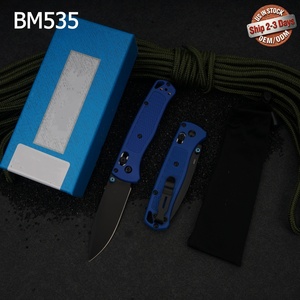 BUGOUT S30V Blade Clip Safety Lock Non-Slip Glass Fiber <b>Nylon</b> Handle EDC Folding Pocket Knife for Outdoor Camping OEM Support - Product Image 1