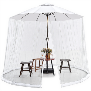 <span class=keywords><strong>Parapluie</strong></span> avec moustiquaire Couverture Patio <span class=keywords><strong>Parapluie</strong></span> Moustiquaire Ronde Filets Suspendus Double <span class=keywords><strong>Fermeture</strong></span> Éclair Porte <span class=keywords><strong>Lit</strong></span> Auvent Maison Jardin - Product Image 2