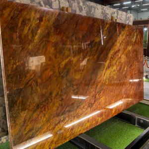 Cuarcita Roja de Lujo de <span class=keywords><strong>Brasil</strong></span>, Losa de Cuarcita Natural para Decoración de Paredes de <span class=keywords><strong>TV</strong></span> y Encimeras - Product Image 2