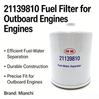 Filtre séparateur d'eau et de carburant robuste 21139810, pièces de moteur marin pour moteur diesel marin D3-140 D3-200