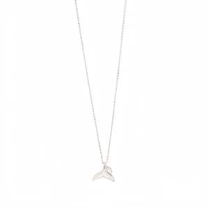 Collier pendentif queue de poisson en argent, chaîne de bijoux avec breloque perle pour femme, cadeau - Product Image 6