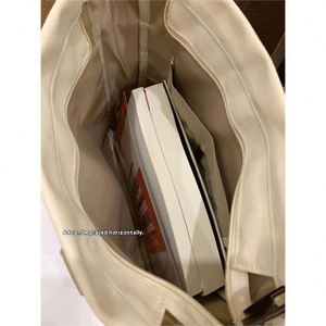 College Student Canvas Tote New Fashion Zipper <b>Large</b> Capacity Casual Versatile Shoulder <b>Bag</b> for <b>Work</b> Commute - Product Image 2
