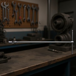 276 Ce Wrench Extension <b>Bar</b> L Length Adjustable For Mechanic Use - Product Image 3