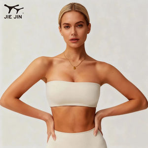 Camisole rembourrée anti-dérapante de soutien confortable du fabricant JIEJIN, haut de yoga de gymnastique pour femmes, soutien-gorge de <span class=keywords><strong>sport</strong></span> sexy - Product Image 2