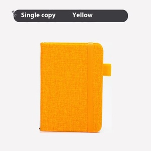 A7 bìa cứng nhỏ nhỏ Linen Túi máy tính xách tay với trống trang băng và chủ Tạp Chí cho văn phòng nhà trường viết Nguồn cung cấp - Product Image 2