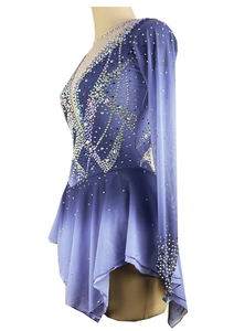 Vestido de patinaje artístico para niñas, adolescentes, competición de patinaje sobre hielo, traje de baile para mujeres - Product Image 3