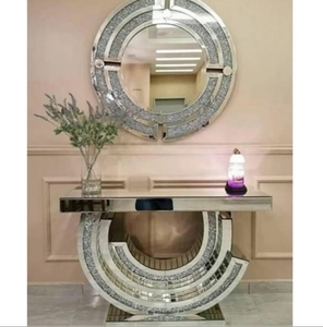 Table <span class=keywords><strong>Console</strong></span> longue moderne de luxe <span class=keywords><strong>avec</strong></span> élégance réfléchissante Table de couloir d'<span class=keywords><strong>entrée</strong></span> créative <span class=keywords><strong>pour</strong></span> Villa appartement salon salle à manger - Product Image 5
