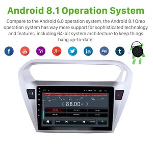 เครื่องเล่นวิทยุติดรถยนต์ระบบสัมผัสหน้าจอแอนดรอยด์ พร้อมระบบนำทาง GPS มัลติมีเดีย สำหรับรถยนต์เปอโยต์ 301 อีลิเซ่ ปี 2014 2015 - Product Image 6