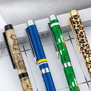 Custom Logo 1.0Mm New Multi-Color Floral Film Heat Transfer Ballpoint Twist-Action Metal Hotel Conference Gift <b>Pen</b> - Product Image 2