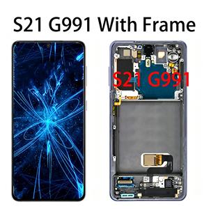 Écran LCD de remplacement pour <span class=keywords><strong>Samsung</strong></span> <span class=keywords><strong>S21</strong></span> <span class=keywords><strong>Plus</strong></span>, écran de téléphone portable d'origine, accessoire de réparation, assemblage complet de l'écran - Product Image 1