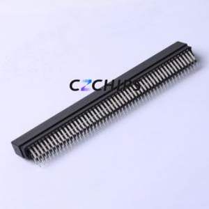 ER100BGFBK Gold Finger Connector Bent Lead Through Hole,P=2.54mm Connector EDGE <b>SLOT</b> 2.54mm 100P Right <b>Angle</b> Insert - Product Image 2