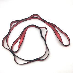 Bandas de Resistencia Largas de Fibra de Carbono y Poliéster con Logotipo Personalizado, Cinturón de Gimnasio para Entrenamiento de Postura con Correa de Yoga para Ejercicio - Product Image 5