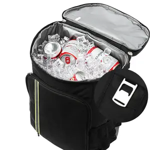 Camping Strand Picknick isoliert Mittagessen kann Flasche trinken Kühlung Lieferung Rucksack Tasche Box weichen Kühler