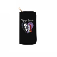Desain Baru Dompet Kartun Imut Dompet Panjang Kartun Tengkorak untuk Pria dan Wanita dengan Tempat Kartu Dompet Koin