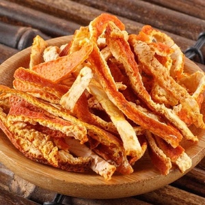 Strisce di Buccia di Mandarino Essiccata Chenpi Premium AD Grezza e Invecchiata 500g, Tè alle Erbe TCM per Sollievo dalla Tosse e Digestione, Ingrosso OEM - Product Image 1