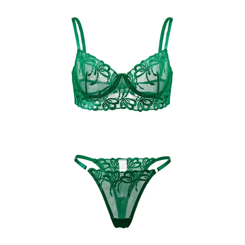 Bra & Conjuntos de Breve Novas Mulheres Populares Lingerie De Renda Hot Sexy Roupa Interior E Calcinha Set Sexy Lingerie Mulheres Malha Sexy Conjuntos L