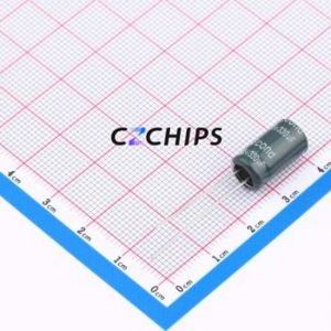 Condensador Electrolítico de Aluminio de 330uF 35V 8x14GF con Orificio Pasante, D8xL14mm 330uF 20% 35V 840mA-100kHz - Product Image 1
