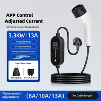Chargeur EV portable personnalisé GBT Type3.3KW 3.5 KW AC pour usage domestique certifié CE avec garantie de 2 ans