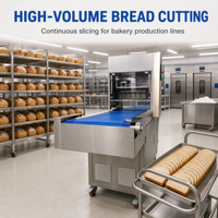 Machine à découper le pain à ultrasons commerciale du groupe Wanli pour les boulangeries, pour la transformation des pains en tranches