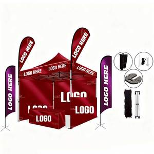 Tenda a Padiglione 3x3 Personalizzata, Gazebo Pieghevole Promozionale con Stampa, Tettoia Pop-Up per Fiere ed Eventi - Product Image 3