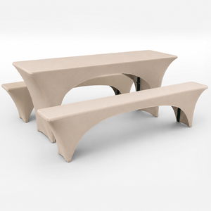 Custom Beer Table <b>Bench</b> and Picnic Table Cover Set for Hotels Resorts Beer Gardens and Outdoor Catering - Product Image 1