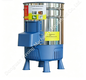 220V acier inoxydable épais baril électrique déchiqueteuse de légumes coupe trancheuse pour légumes fruits pomme de terre oignon volaille bétail herbe - Product Image 1