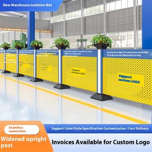 Partición protectora de marco de Metal natural para Taller, almacén, barandilla de canal móvil, valla de alambre de púas, puertas de enrejado - Product Image 5