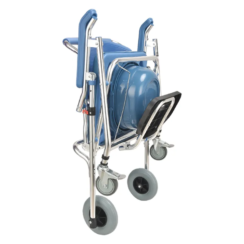 Алюминиевый складной пластиковый комод, комод для пожилых, комод для инвалидной коляски, товары для реабилитации и терапии, синий 92*58*92