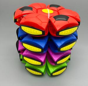 Đầy màu sắc ánh sáng-chuyển UFO phẳng Pet đồ chơi trẻ em 'đĩa bay Đĩa bóng thể thao Đồ chơi làm bằng nhựa - Product Image 4