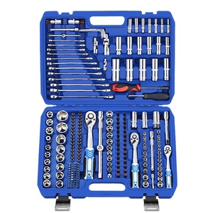 Set di 216 Pezzi di Chiavi a Bussola per Riparazione Auto, Kit di Utensili Misti con Valigetta in Plastica per Conservazione - Product Image 1