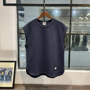 Camiseta sin Mangas Moderna para Hombre, Estilo Americano, Ropa Deportiva, Transpirable, Informal, para Entrenamiento, Diseño Sólido, Cuello Redondo - Product Image 5