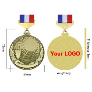 Medallas en Blanco al por Mayor LY: Suministro Directo de Fábrica, Proveedor de Metal Dorado, Medallas Deportivas en Blanco de Sublimación en Oro y Cobre para Premios. - Product Image 2