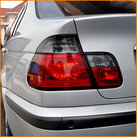 Feux arrière LED pour BMW E46 Série 3 Berline 2001-2004, lentille fumée, clignotants séquentiels dynamiques, ensemble de feux arrière, mise à niveau