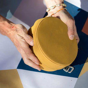 Bolsa de Tiza Redonda de Poliéster Reciclado, Plegable, con Bolsillo Interior con Cremallera, para Escalada en Roca, Proveedor Chino - Product Image 2