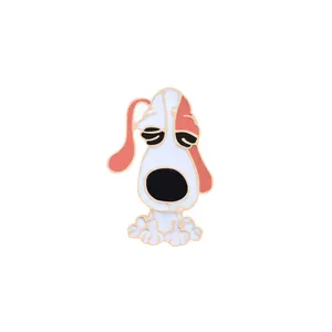 Broche de Collection de chien de dessin animé Corgi Bulldog pour animal de compagnie, veste à revers, pull, badge en émail, épingle d'emblème avec cuisson