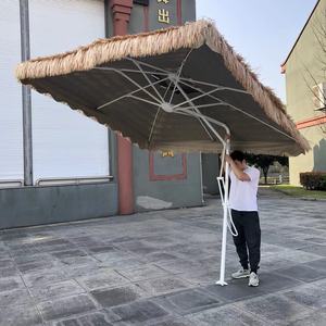 <span class=keywords><strong>Parasol</strong></span> de plage moderne robuste sur mesure à <span class=keywords><strong>prix</strong></span> d'usine, base <span class=keywords><strong>en</strong></span> acier, imitation <span class=keywords><strong>paille</strong></span> écologique, pour cour - Product Image 6