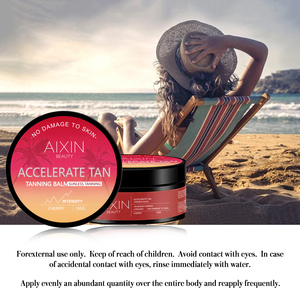 Han Linger Private Label Herbal Sunbed Tanning Accelerator Cream Gel Dark Strawberry Shade para el cuerpo - Product Image 3