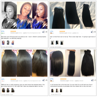 Lot de Cheveux Bruts 10A 12A 15A, Cheveux Vierges Bruts Brésiliens à Cuticules Alignées, Lot de Cheveux Vierges Bruts à Cuticules Alignées pour Vendeur en Gros