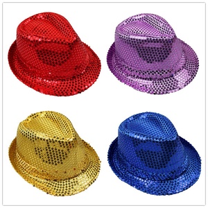 Unisex Anh Jazz Nhân Vật Panama Hat Giá Rẻ Giá Gia Đình Đảng Thời Trang Sequin Top Hat Sân Khấu Khiêu Vũ Người Lớn Sự Kiện Lông Thú - Product Image 2