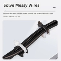 Support de fixation de serre-câbles de type selle HC pour intérieur, étanche, avec emballage, fixation par vis, organisateur de câbles, positionnement