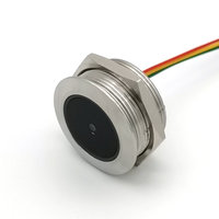 Module de lecteur de codes-barres rond GM60, moteur de lecture 1D/2D, lecteur de codes QR avec indicateur lumineux LED annulaire pour kiosque en libre-service intégré
