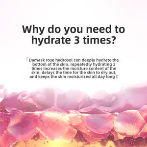 YING MI Hydrolat de Rose de Damas de Qualité Supérieure Pressé à Froid Éclaircissant Hydratant Nourrissant Liquide Conditionnant pour la Peau - Product Image 1