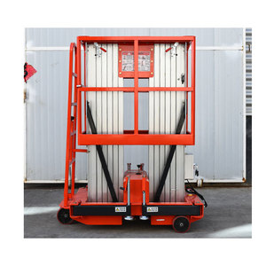 Kellen High-altitude Maintenance <b>Tool</b> Aluminum Alloy Mobile Hydraulic Vertical Mast Lift Single-column <b>Small</b> Electric Lifting - Product Image 4