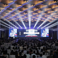 Pantalla LED de Video Portátil para Interiores, Resolución 4K, Resistente al Agua, Panel Digital Tipo Cortina, Fondo de Escenario para Alquiler