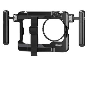 <span class=keywords><strong>Cage</strong></span> de Téléphone Universelle pour Vidéo Smartphone avec Poignées, Adaptateur de Filtre 67mm, Compatible <span class=keywords><strong>iPhone</strong></span> 14 <span class=keywords><strong>13</strong></span> 15 <span class=keywords><strong>Pro</strong></span> <span class=keywords><strong>Max</strong></span> Samsung S23 Ultra - Product Image 1