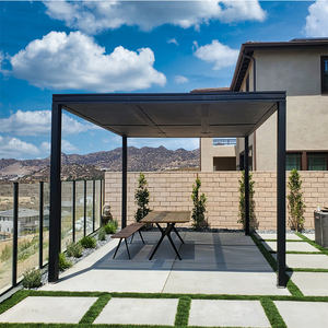 Expédition bon marché Volets personnalisés Couverture de patio en aluminium Design moderne Persienne Toit Pergola motorisée - Product Image 4